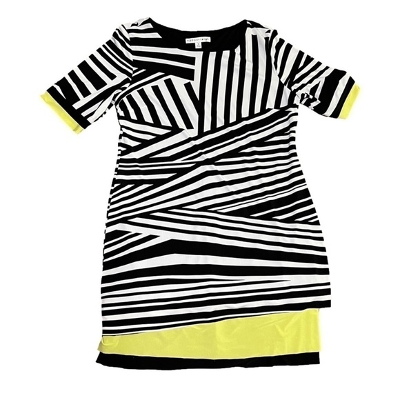 Madison Leigh (Madisonleigh) Striped Dress With Lining (Sz 16) - Picture 7 of 13